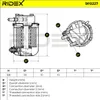 Kraftstofffilter RIDEX 9F0227 Dieselfilter für NISSAN Produktbild-Vorschau 6
