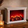 Dekorativer LED-Kamin im klassischen Stil, 10 x 33 x 21 cm Produktbild-Vorschau 2