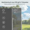 SONGMICS Boční markýza, 400 x 180 cm, výsuvná, pro ochranu Náhled obrázku produktu 5