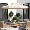 COSTWAY Sonnenschirm 300cm mit Doppeldach, Gartenschirm mit Produktbild-Vorschau 9