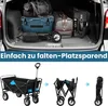 EUGAD Bollerwagen faltbar, für Camping Einkaufen, belastbar Produktbild-Vorschau 2