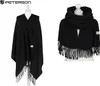 Sciarpa 180x70 PTN SP100C-5387 Nero Anteprima dell’immagine prodotto 17