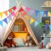 Bunt Wimpelkette Outdoor Wetterfest, 12M Indoor Party Produktbild-Vorschau 4
