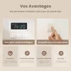 EMKE Miroir de salle de bain avec grossissement 3X Voir les images du produit 7