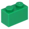 LEGO® 1x2 Steine Bausteine Grün - 3004 NEU! Menge 100x Produktbild-Vorschau 3