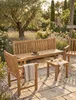 Stabile Holz Gartenbank Picadelly 180 cm ohne Armlehne aus Produktbild-Vorschau 4