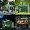 Gazebo VOUNOT® 3x3 m con 4 pannelli laterali e 4 sacchi di Anteprima dell’immagine prodotto 4