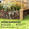 Outsunny Hochbeet mit Rankgitter Holz Blumenkasten mit 3 Produktbild-Vorschau 6