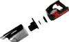 A disassembled handheld vacuum cleaner and its components are shown against a white background. Produktbild-Vorschau