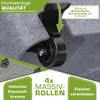 tillvex® Sonnenschirmständer PAVERA mit Rollen & Bremsen Produktbild-Vorschau 4