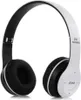 A white and black pair of headphones on a white background. Produktbild-Vorschau