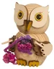 Miniature hibou avec tricot H=7,5cm NOUVEAU Voir les images du produit 1