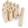 Aopunly Kubb házecí hra Viking game hra na louce dřevěný Náhled obrázku produktu 1