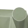 Tischdecke quadratisch 160x160 cm hellgrün Leinenoptik Produktbild-Vorschau 2