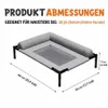 Ganzjahres Hundeliege, Erhöhtes Hundebett mit L-förmigem Produktbild-Vorschau 2