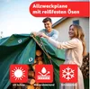 2x2m Abdeckplane wasserdicht - 200 g/m² Gewebeplane - Plane Produktbild-Vorschau 2