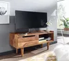 WOHNLING Lowboard Sheesham Massivholz 95x44x34 cm Produktbild-Vorschau 3