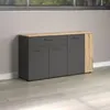 trendteam Wohnen Esteban Sideboard, Anthrazit Melamin  Produktbild-Vorschau 7