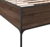 vidaXL Bettgestell Braun Eichen-Optik 75x190 cm Produktbild-Vorschau 6