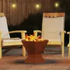 vidaXL Feuerstelle Rostoptik 50 x 50 x 40 cm Produktbild-Vorschau 4