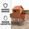 Mucola Hühnerstall Hühnerhaus Kaninchenkäfig Holz Stall Produktbild-Vorschau 11