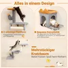 COSTWAY 6 PCS Mur d'escalade pour chats, mur d'arbre à chat Voir les images du produit 4