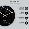 Skleněné nástěnné hodiny SensaHome 30 cm - minimalistický Náhled obrázku produktu 2