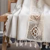 Vorhänge Boho Gardinen Baumwolle Leinen Line Hollow Produktbild-Vorschau 5
