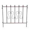 Schmuckzaun Metallzaun Gartenzaun 72x67 cm Zaunelemente 2er Produktbild-Vorschau 10