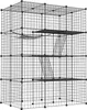 XINZI Veľká klietka pre mačky 146 x 110 x 74 cm – Náhľad obrázku produktu 11