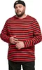 Urban Classics Regular Stripe LS rouge vif/noir - M Voir les images du produit 5