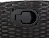 Design 9-tlg. Garten-Essgruppe mit Kissen Schwarz Poly Produktbild-Vorschau 7