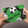 10 coole Einladungskarten Fussball grün schwarz inkl. 10 Produktbild-Vorschau 3