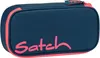 A blue pencil case with pink trim and pink lettering. Anteprima dell’immagine prodotto