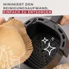 Fackelmann Backpapier für Heißluftfritteuse, 20 cm eckig, Produktbild-Vorschau 6