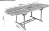 SAM® TEAK Gartentisch ausziehbar Teakholz 180 - 240 cm Produktbild-Vorschau 7