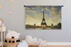 MuchoWow® Wandteppich Wandbehang Der Eiffelturm mit einem Produktbild-Vorschau 3