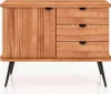 Kommode Tula Kernbuche massiv 97x46x72 mit 3 Schubladen 1 Produktbild-Vorschau 2