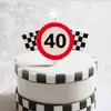 Kuchenkerze 6,3 cm Verkehrszeichen Nummer 40 Produktbild-Vorschau 4