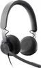 A studio shot of a black and gray Logitech headset with a microphone boom. Anteprima dell’immagine prodotto