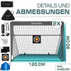 KESSER® Fussballtor 2er Set | Tolles Fußball Geschenk für Produktbild-Vorschau 6