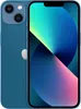 A blue iPhone 13 is shown from the front and back. Podgląd zdjęcia produktu