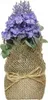 Fiori artificiali di violette in vaso 17cm colorati, 1 Anteprima dell’immagine prodotto 6