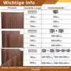 Jopassy 80x500cm privacy screen mat PVC bamboo privacy Anteprima dell’immagine prodotto 7