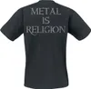Powerwolf T-Shirt Uni Crest - Metal Is Religion schwarz L Produktbild-Vorschau 5