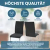 Sada 4 konzolových židlí LUGANO, šedá - jídelní houpací Náhled obrázku produktu 3