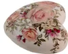 Clayre & Eef Dekoration Herz 11x11x4 cm Weiß Rosa Keramik Produktbild-Vorschau 2