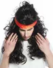 WIG ME UP Perücke Stirnband lang Locken lockig braun Hippie Produktbild-Vorschau 6