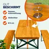 CASARIA® Bierzeltgarnitur 170cm Klappbar Stabil 3 Teilig 2x Produktbild-Vorschau 6