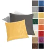 Kissenhülle #257 Damast Streifen 40x40cm dunkel braun Produktbild-Vorschau 2
